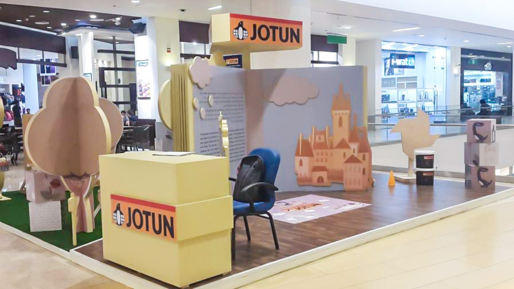 Melody Productionworx thiết kế và thi công gian hàng triển lãm cho thương hiệu Jotun tại nhà hát Hòa Bình